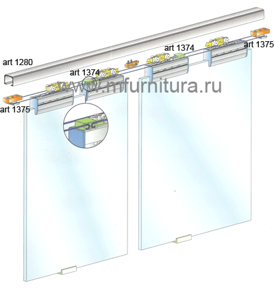 направляющие для раздвижных стеклянных дверей. terno synchro 1382. направляющие для раздвижных стеклянных дверей фото. направляющие для раздвижных стеклянных дверей-terno synchro 1382. картинка направляющие для раздвижных стеклянных дверей. картинка terno synchro 1382. IT COMFORT
